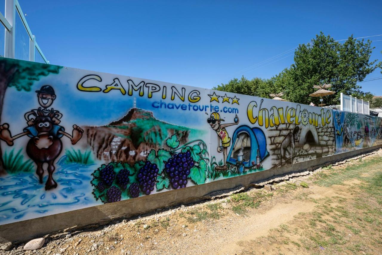 Charmant Camping Familiale 3 Etoiles Vue 360 Plage Piscine A Debordement Empl Xxl Labeaume Exterior foto