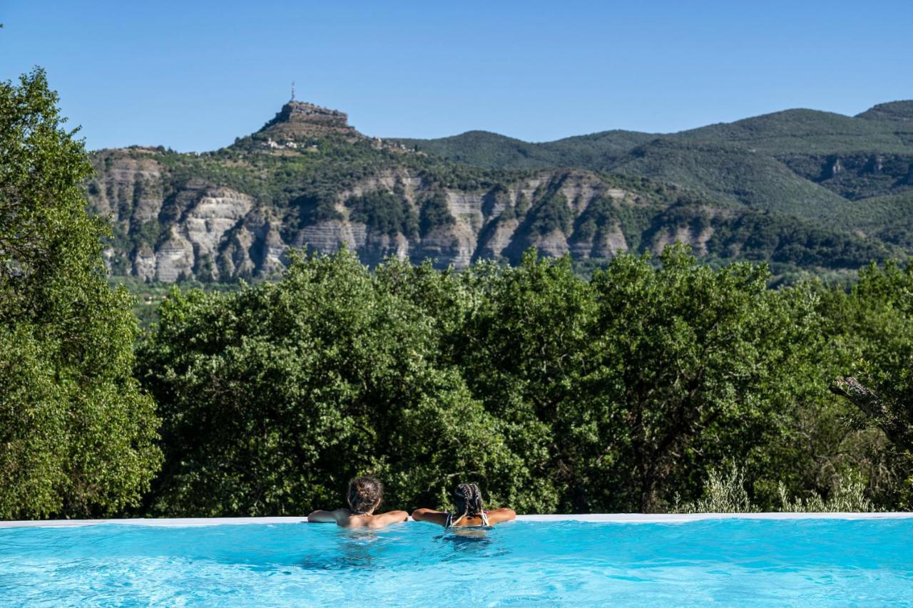 Charmant Camping Familiale 3 Etoiles Vue 360 Plage Piscine A Debordement Empl Xxl Labeaume Exterior foto